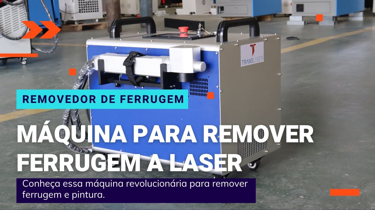 Máquina de Remoção de ferrugem a laser - apresentação completa