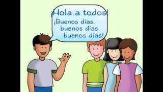 Hola a todos: A Spanish Greeting Song - Calico Spanish Songs for Kids