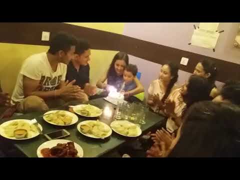 Rayansh birthday cake and light video