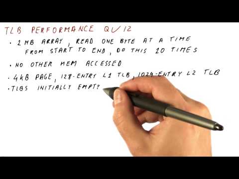 TLB Performance Quiz - Georgia Tech - HPCA: Part 4