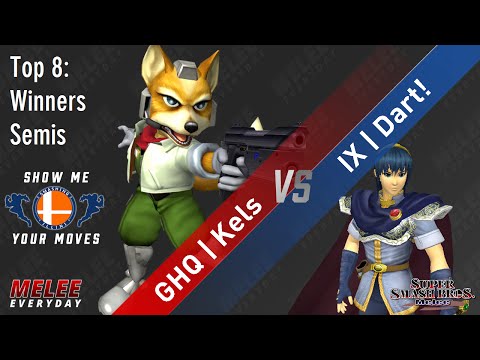 SMYM 17 - GHQ | Kels (Fox) vs. IX | Dart! (Marth) - SSBM - Top 8, WS