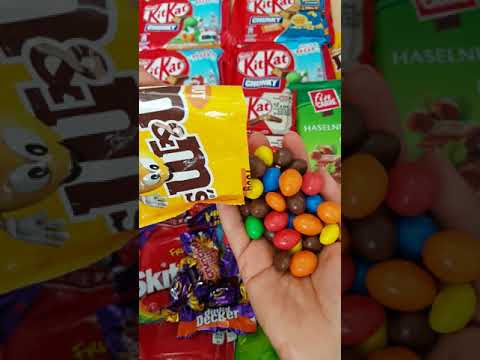 Mouth Watering Unboxing of Chocolates M & M unboxing Asmr  @ChocoAsmr #shorts