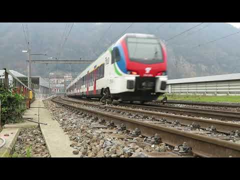 TILO RABe 524 - Flirt 1 e 3 - Melide