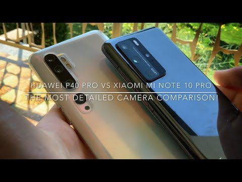 Huawei P40 Pro VS Xiaomi Mi Note 10 Pro | THE MOST DETAILED CAMERA COMPARISON! (ALL ZOOM RANGE)