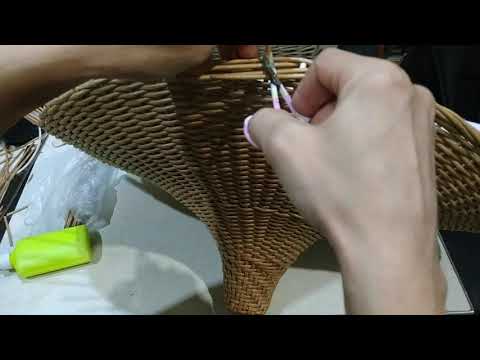 Второй абажур. Загибка по другому и лучше.