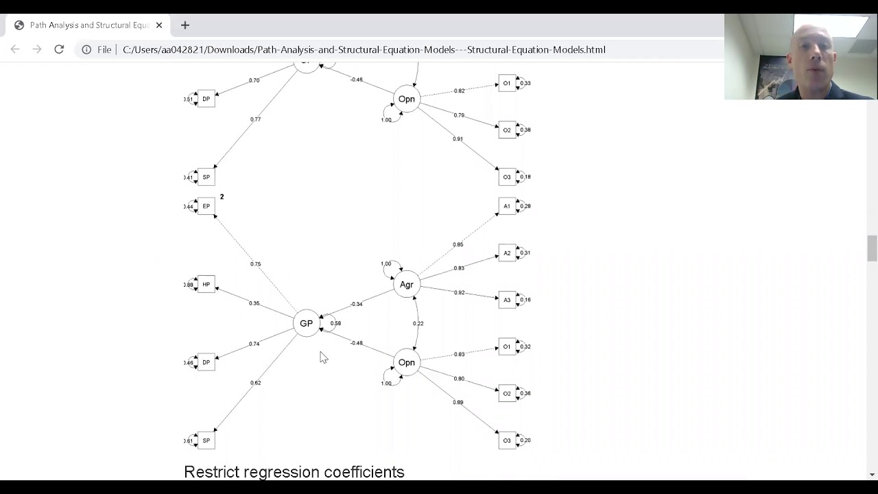 Path Analysis and Structural Equation Models - Structural Equation Models