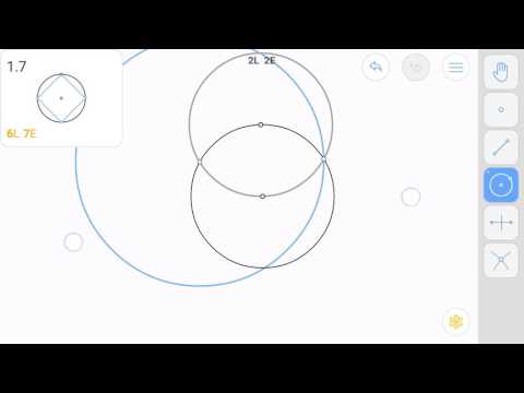 Euclidea 1.7 alpha 7 All Star solution walkthrough