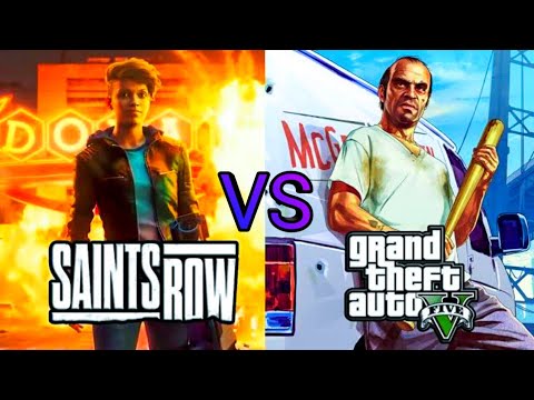 Saints Row vs GTA 5 - Direct Comparison! [ 4K 60FPS HDR ] Saints Row VS GTA 5