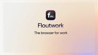 Floutwork Launch Video
