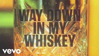 Alan Jackson - Way Down In My Whiskey (Lyric Video)