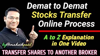 how to transfer stocks or shares | demat to demat online share transfer process | easiest CDSL