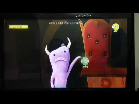 Bananana! TV9 Nickelodeon closing programme ident - Robot & Monster (15/10/18)