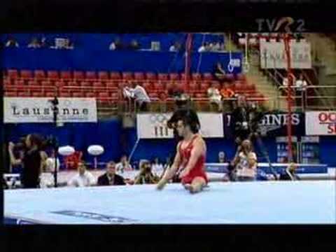 Lausanne, MAG Europeans 2008 Razvan Selariu ROU FX EF