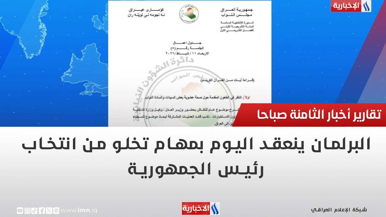 فيديو | البرلمان ينعقد اليوم بمهام تخلو من انتخاب رئيس الجمهورية