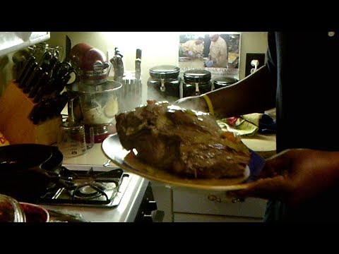 OLD SCHOOL SMOTHERED PORK ROAST/GRAVY