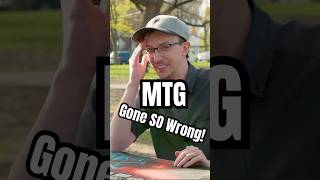 Playing MTG outside feels BAD, for some... #mtg #packopening #budgetfriendly
