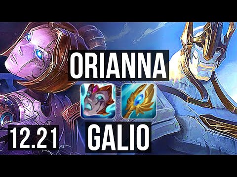 ORIANNA vs GALIO (MID) | 10/1/11, 1.0M mastery, 300+ games, Dominating | KR Master | 12.21