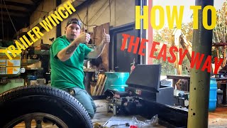 🔴 THE EASY WAY to Mount a Winch on your Trailer