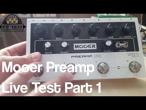 Mooer Preamp Live Test Part 1