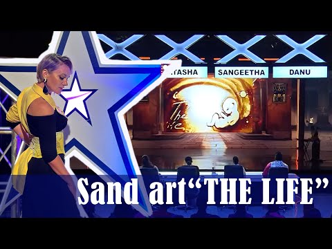 Sand art "The life" - Elena Nesterova. Sri Lanka's Got Talent. Season 2. Quatro Final.2024