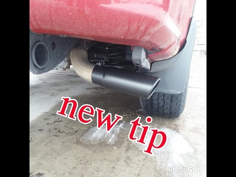 MBRP T5115BLK tip installed