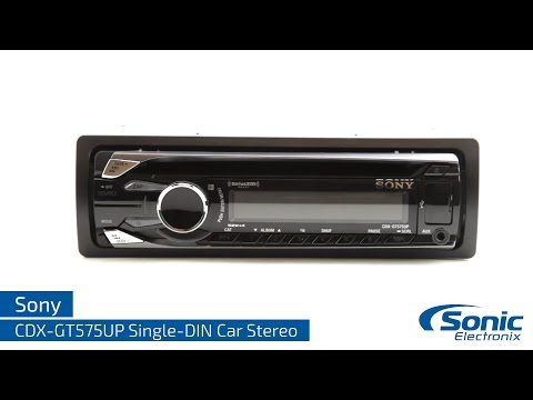 Sony CDX-GT575UP (Ships as CDX-GT570UP)-video