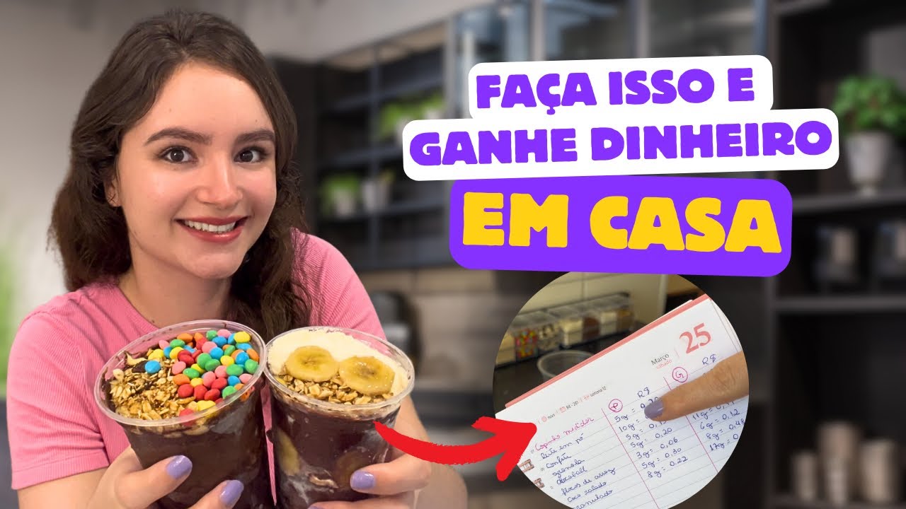 COMO ABRIR um DELIVERY DE AÇAÍ em casa | PASSO A PASSO
