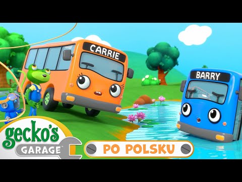 Kuku małego busika | Warsztat Gekona | Bajka dla dzieci po polsku | Pojazdy dla dzieci