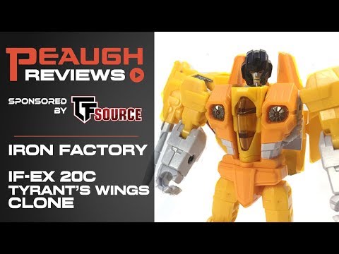 Video Review: Iron Factory IF-EX 20C Tyrant's Wing's CLONE (TFsource Exclusive Version)
