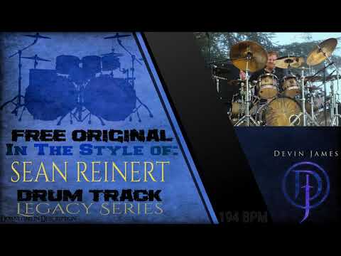 Sean Reinert Styled Free Original Drum Track - 194 BPM (FREE DOWNLOAD) | LEGACY SERIES