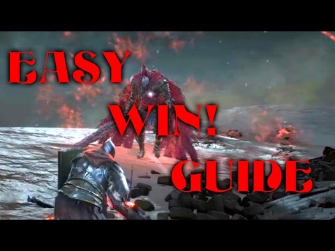 Gael The Slave Knight Easy KILL BOSS Guide!!! Dark souls 3 Ringed City DLC Boss