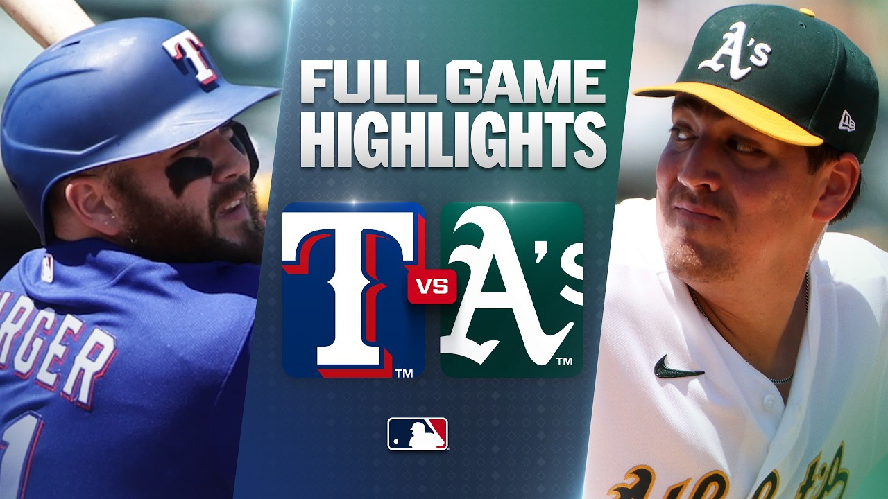 RANGERS vs. ATHLETICS: Official Full Game Highlights (August 16) | 2026 MLB Season
