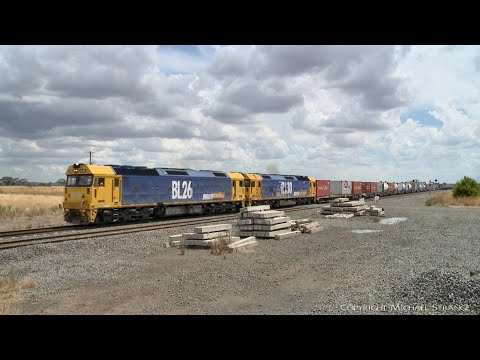 7902V Mildura To Melbourne Container Train (14/1/2022) - PoathTV Australian Railways