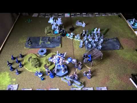 Cygnar Haley 2 Vs. Retribution of Scyrah Issyria - 50 points Warmachine Battle Report