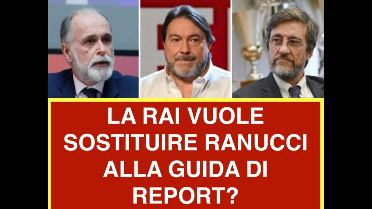 LA RAI VUOLE SOSTITUIRE RANUCCI ALLA GUIDA DI REPORT?