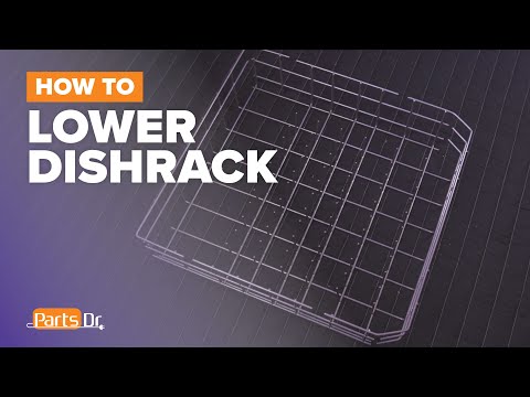 How to replace Lower Dishrack part # W10728159 on your Whirlpool Dishwasher