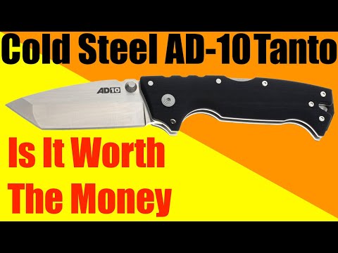 Cold Steel AD10 Tanto - Full Review