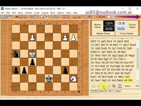 Fischer Robert and mednis edmar 1963 new york 0 1 557