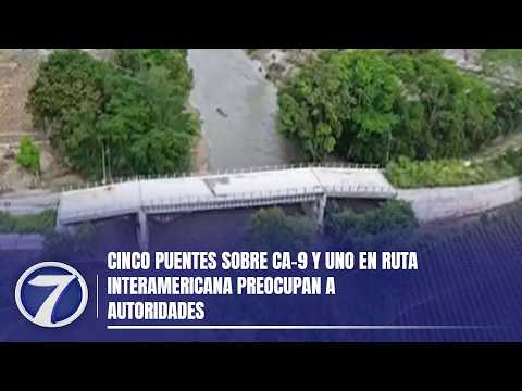 Cinco puentes sobre CA-9 y uno en ruta interamericana preocupan a autoridades