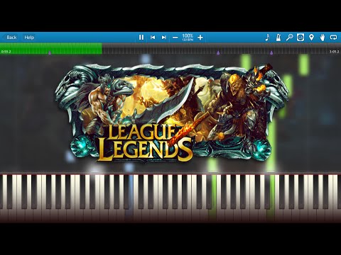 League of Legends Medley [Synthesia Animation]