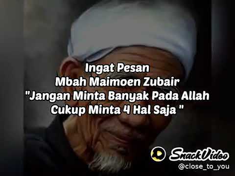 ingat pesan mbah maimoen zubair
