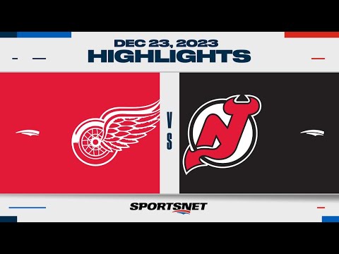 NHL Highlights | Red Wings vs. Devils - December 23, 2023