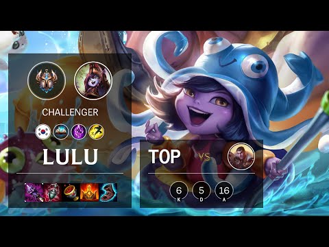 Lulu Top vs Jayce - KR Challenger Patch 10.15