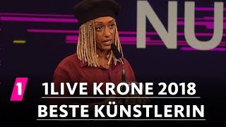 Nura ist die &quot;Beste Künstlerin&quot; | 1LIVE Krone 2018