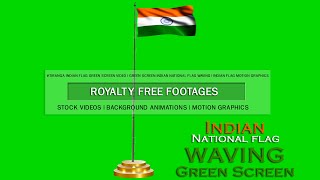 Green Screen Indian Flag, green screen #Tiranga flag, 15 August flag Green screen, #IndependenceDay