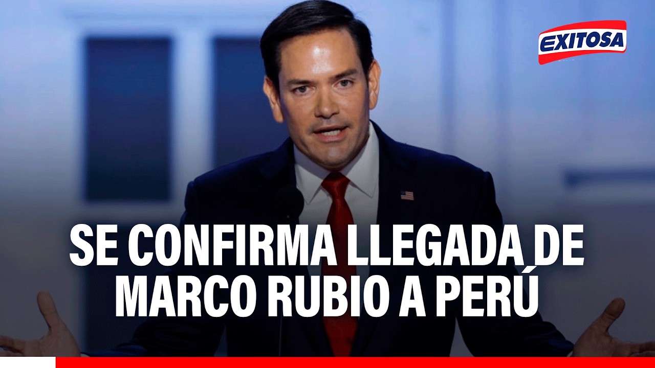 🔴🔵 Marco Rubio, secretario de estado de EE.UU., visitará Perú en septiembre