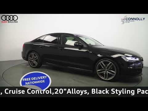 CMG AUDI BALLINA 172C6015 AUDI A6 2 0 TDI 190BHP Auto S LINE BLACK EDITION,BLACK