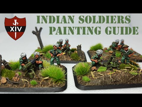 WW2 14th Army Indian Miniatures - Flames of War - Painting Guide