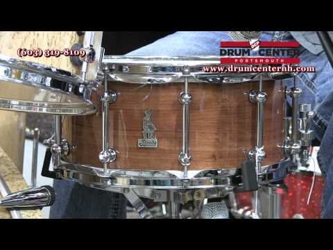 Brady Red Iron Bark Ply Snare Drum 6.5x14 Natural Gloss