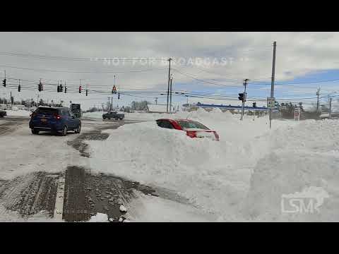 11-19-2022 Blasdell, NY - Lake effect snow storm aftermath
